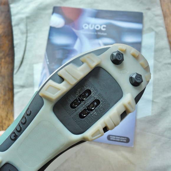 Women's Athletic Shoes - Cream and Purple - Picture 6 of 6